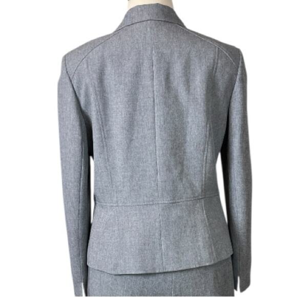 Kasper Women’s Pant Suit 2 Button Kate Classic Fit Notch Lapel Gray Plus Size 16 - Picture 7 of 15